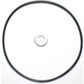 Satz bestehend aus 1 x Dichtring 84 mm Durchmesser, 2 mm Schnurstärke aus NBRund 1 X Aluminium Dichtscheibe 14 x 8 x 2 mm